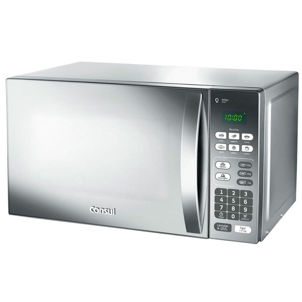 Micro-ondas Consul 20 Litros Inox Espelhado com Função Descongelar CM020BF 220V