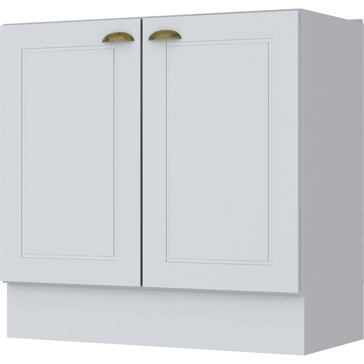 Balcão 02 Portas 800mm Americana Henn - Branco HP