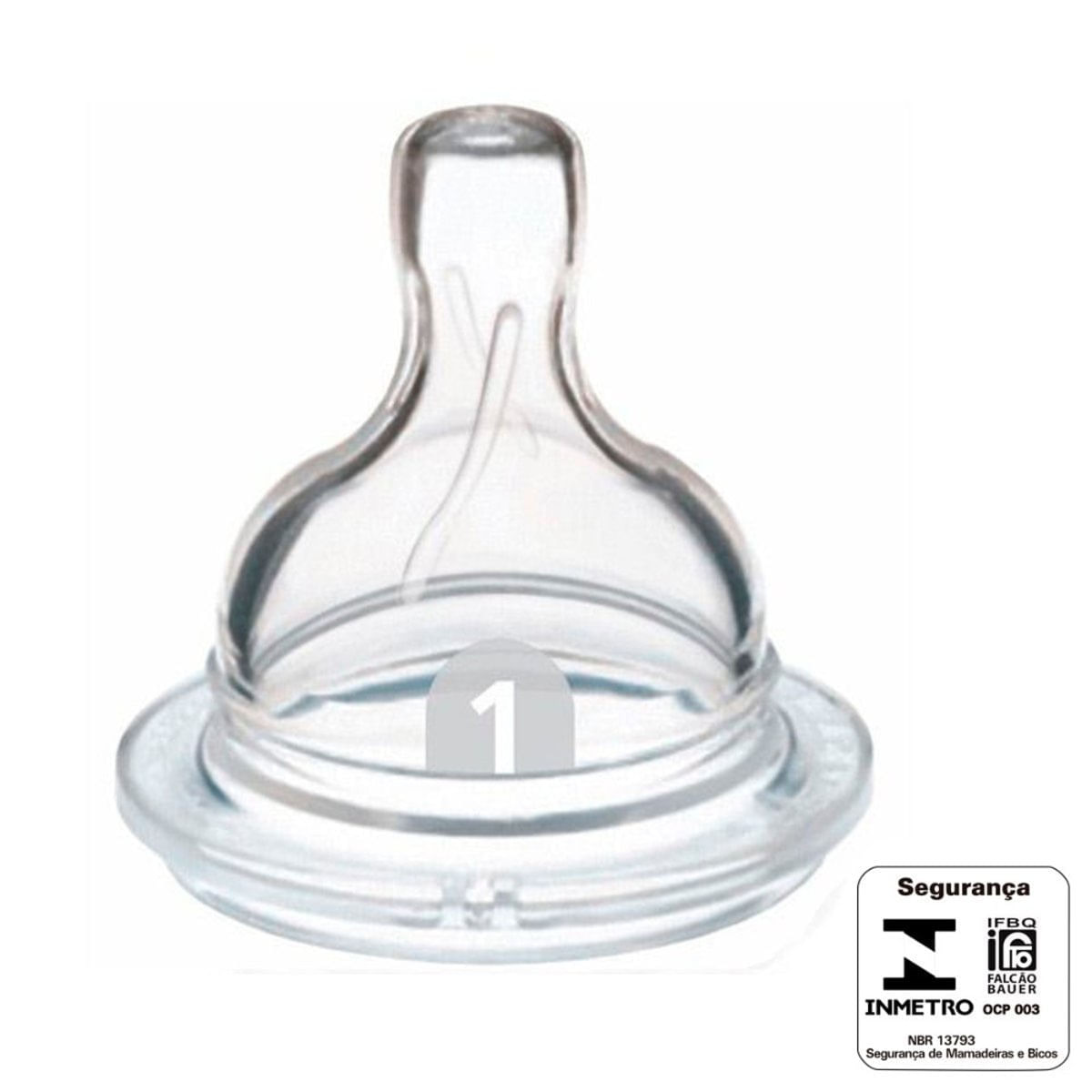 02 unidades Bico Mamadeira Classic Avent 0+ - SCF631/27