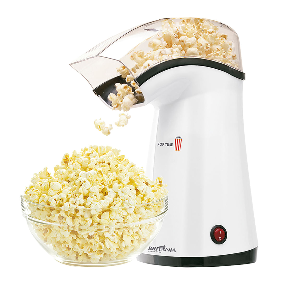 Pipoqueira Elétrica Brità¢nia 1000W Pop Time PIP B-02 220V