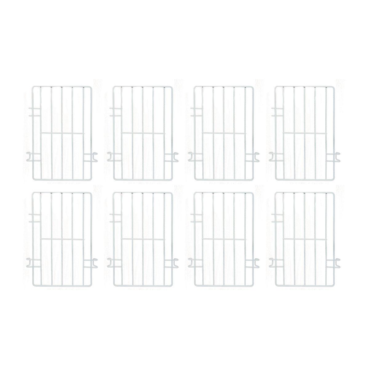 KIT - 8 Separadores Cesto Nextgen Branco - Metalfrio