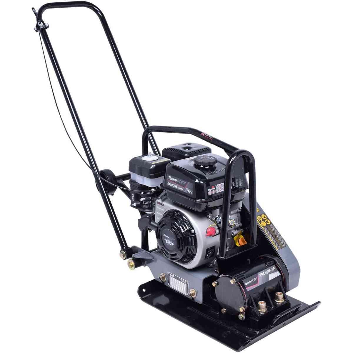 Placa Vibratória Compactadora à  Gasolina 6,5Hp 60KG TPW60W-XP TOYAMA