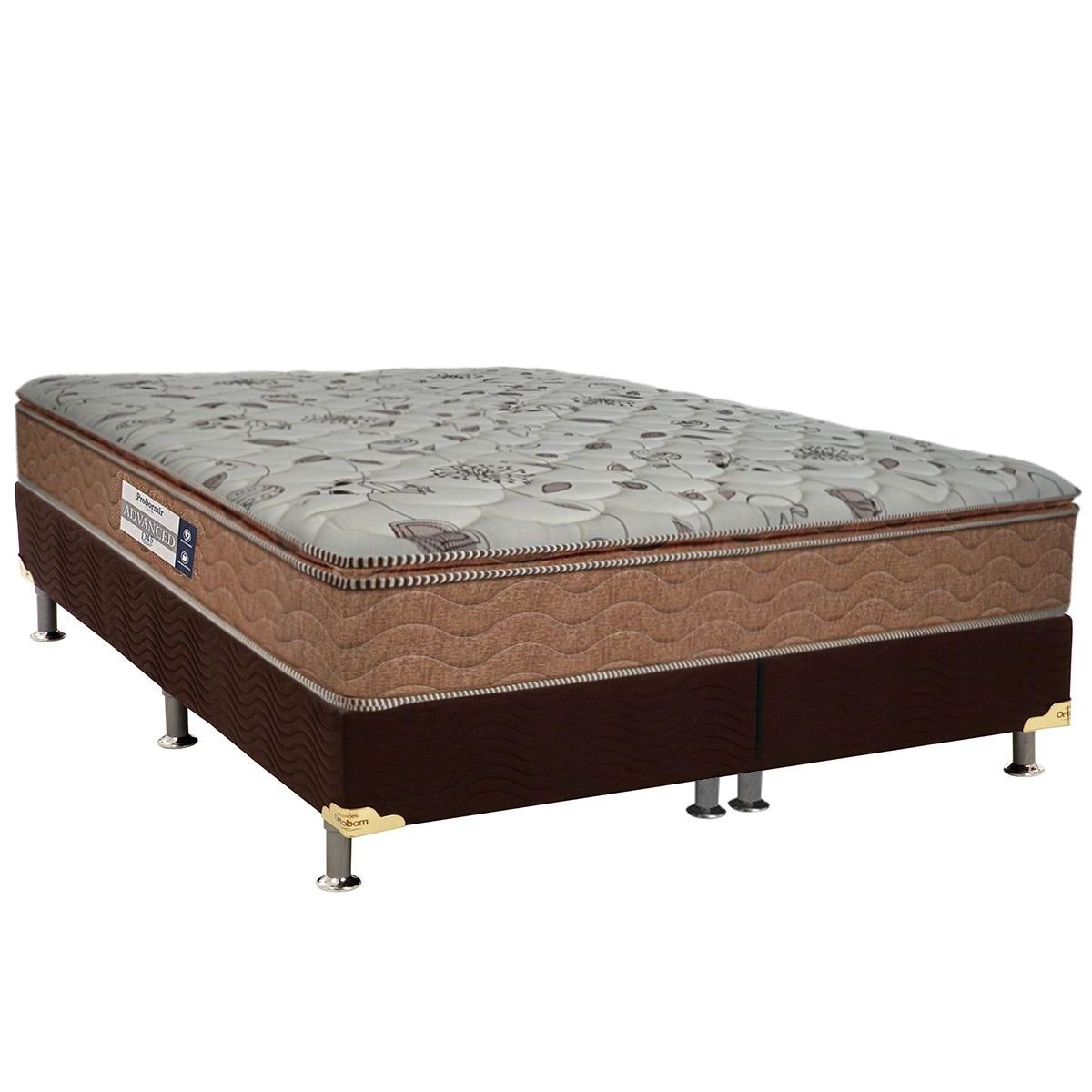 Conjunto Box-Colchão Probel ProDormir D45+Cama King 193x203