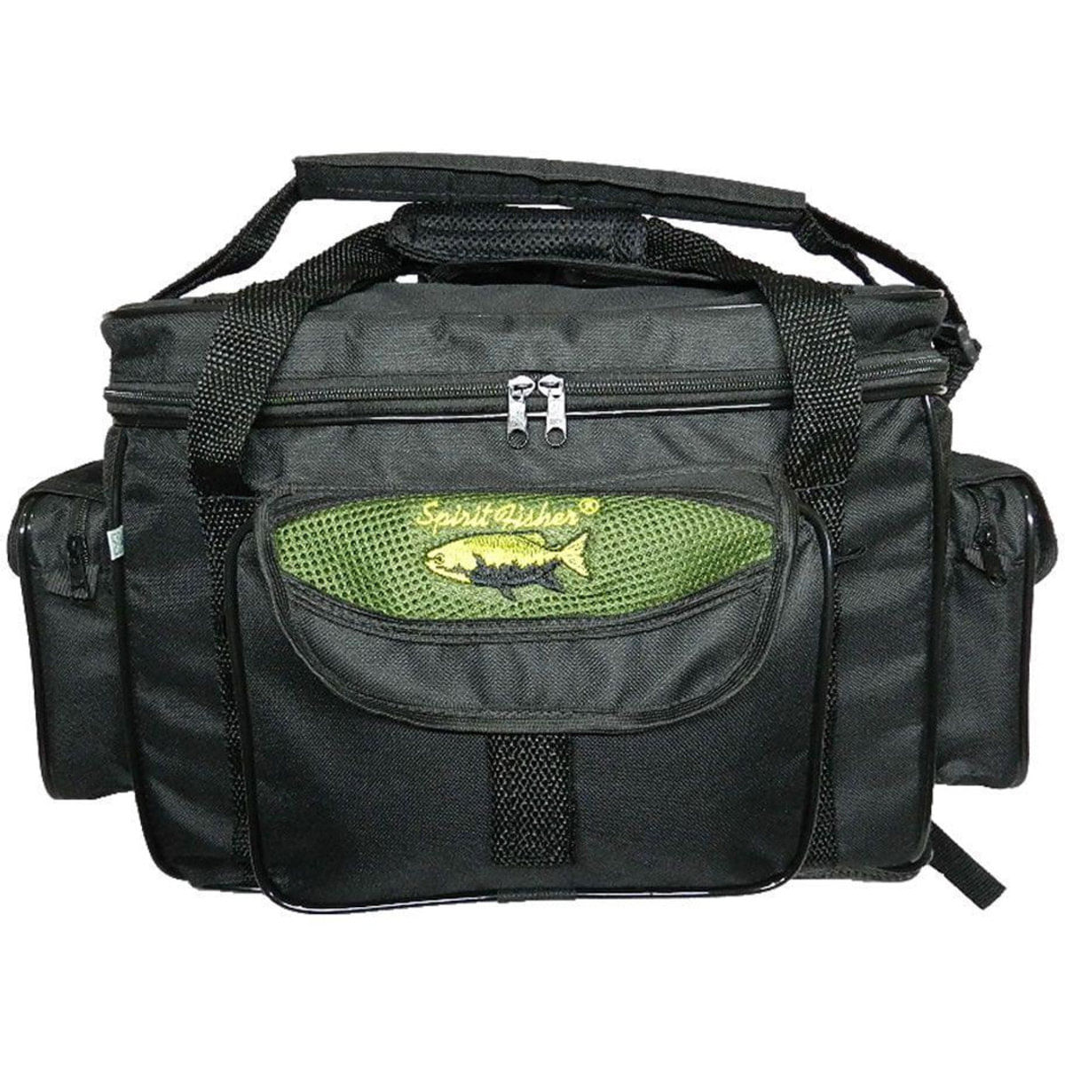 Bolsa Tipo Mochila para Apetrechos de Pesca com Capa de Chuva EBF Peskkero 205 Cor Preta