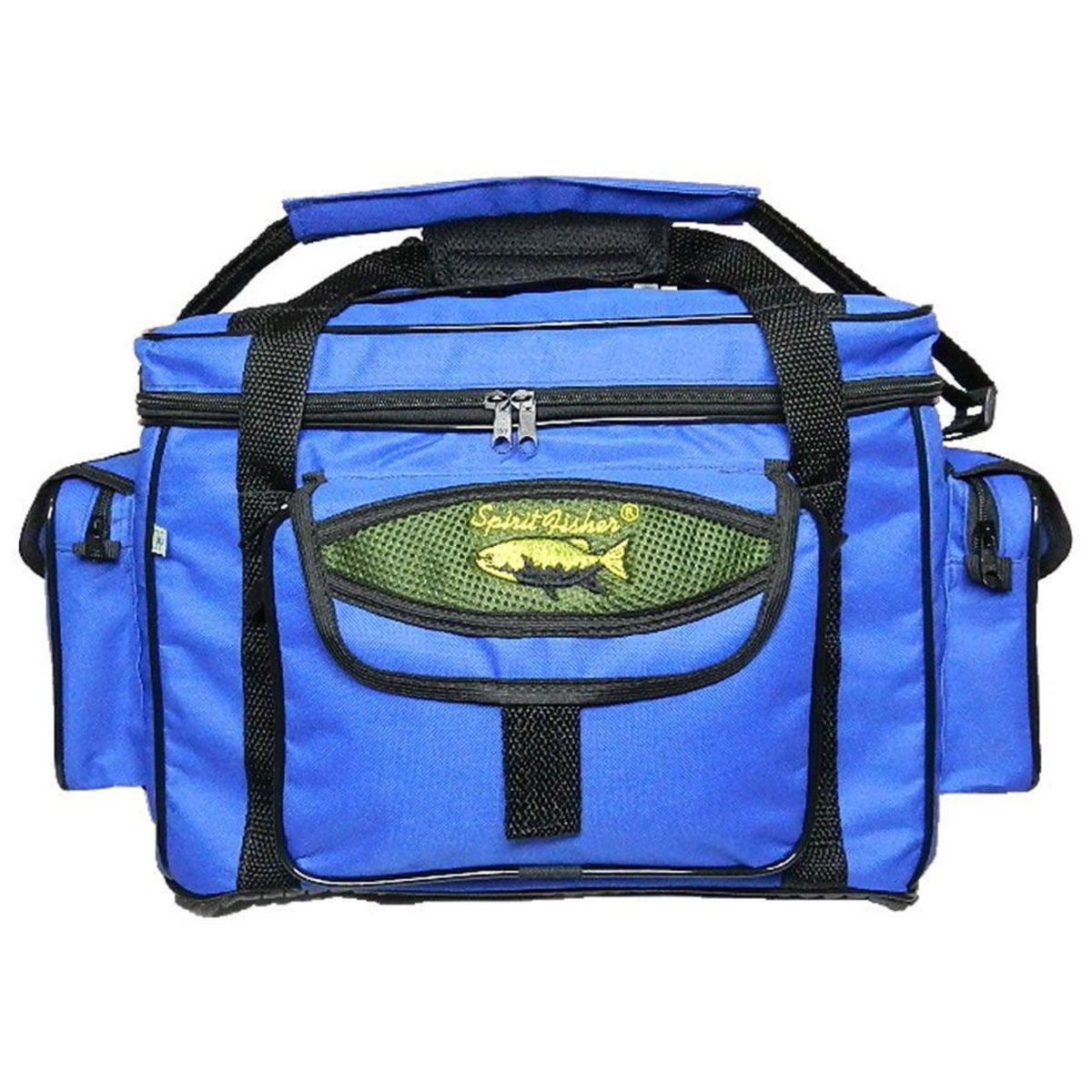 Bolsa Tipo Mochila para Apetrechos de Pesca com Capa de Chuva EBF Peskkero 205 Cor Azul
