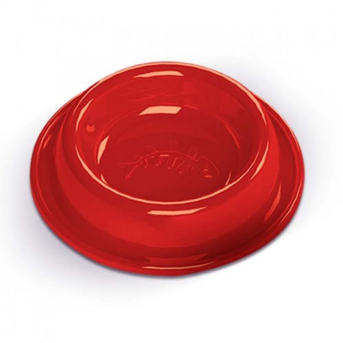 Comedouro Anti-formiga para Gatos Atacapet Perolizado 23172 Vermelho Atacapet