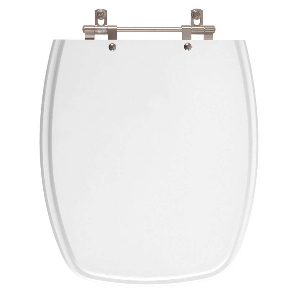 Tampa De Vaso Poliester Stylus Branco Para Bacia Celite