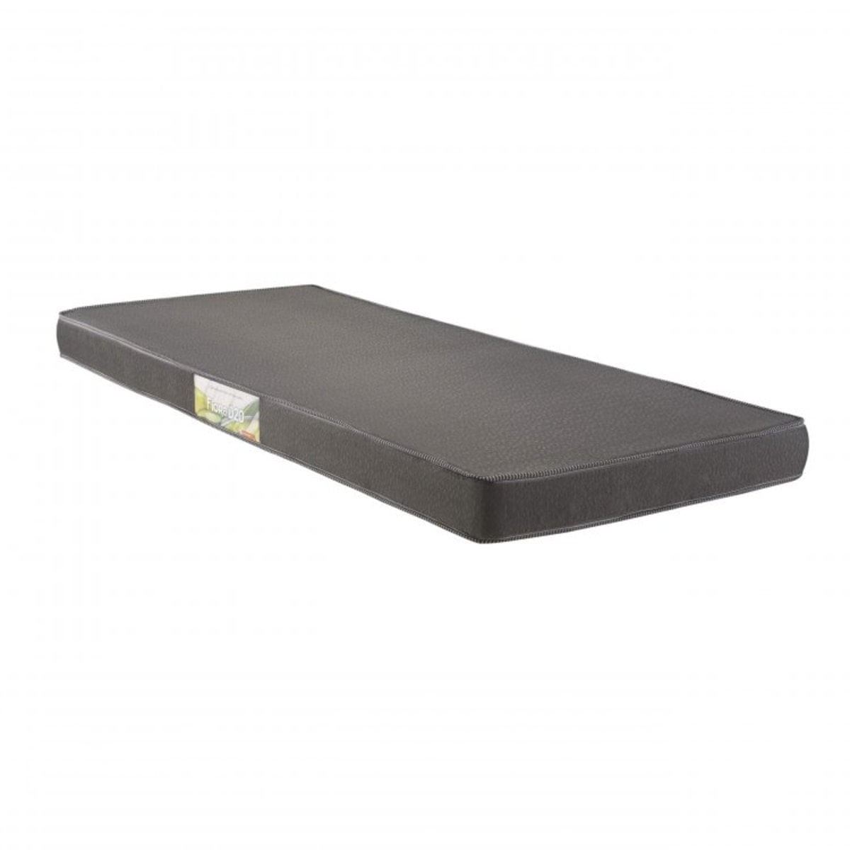 Colchão Solteiro 88cmx188cmx12cm D20 Espuma Flora Espresso Móveis Cinza