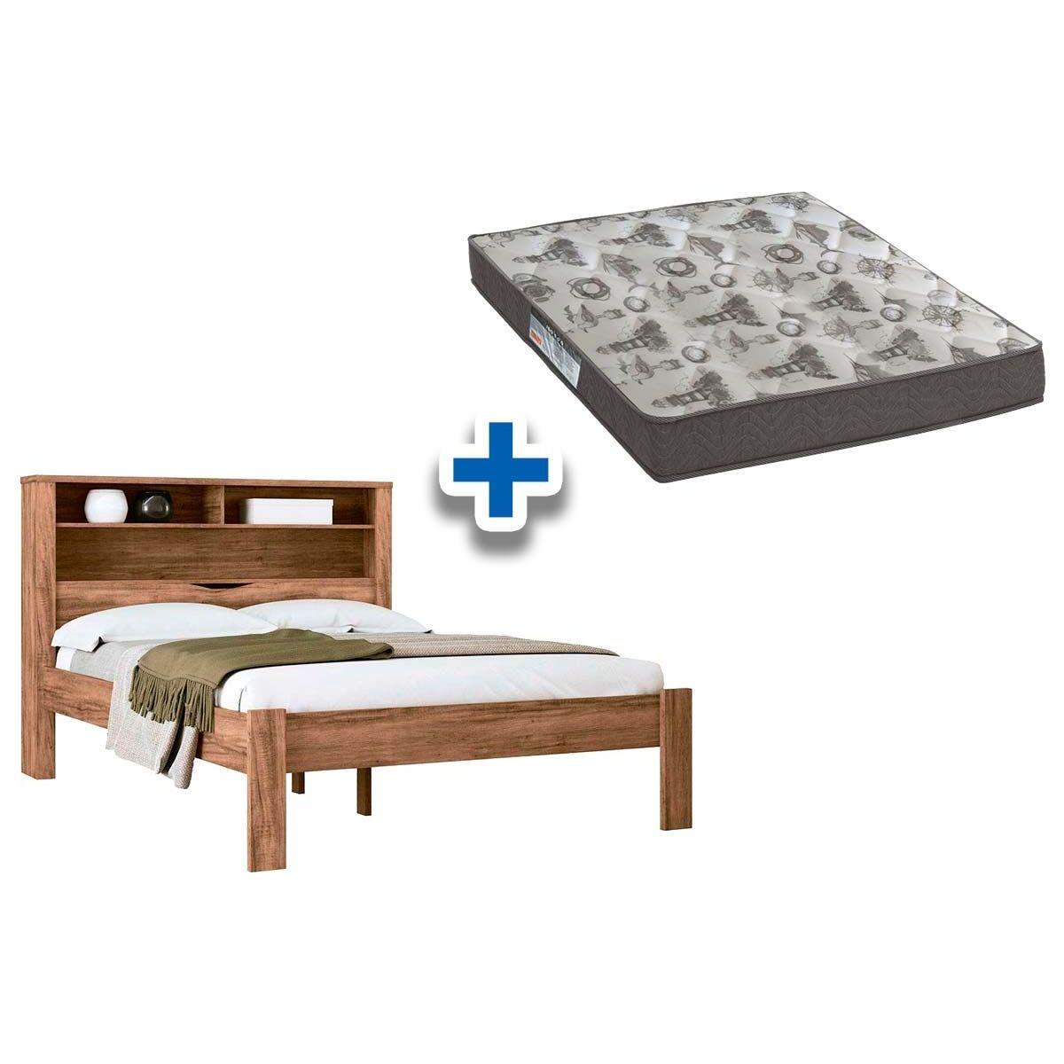 Cama Casal Santos Andira Havana Colchao Ortobom Atacama