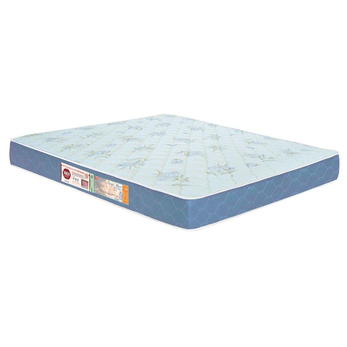 Colchao King Espuma D45 Sleep Max 193x203x18 Castor