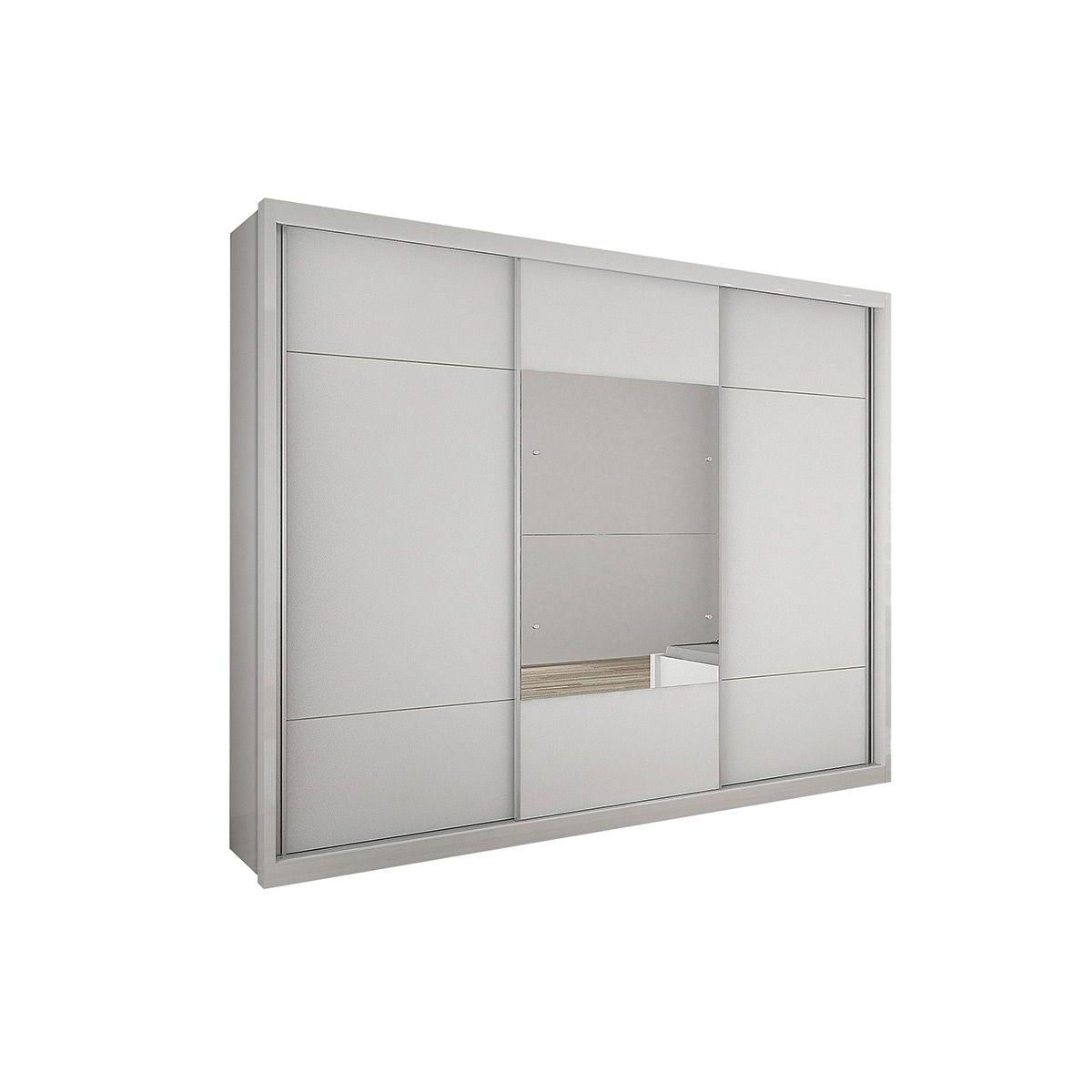 Roupeiro Novo Horizonte Arezzo Plus C Espelho Branco
