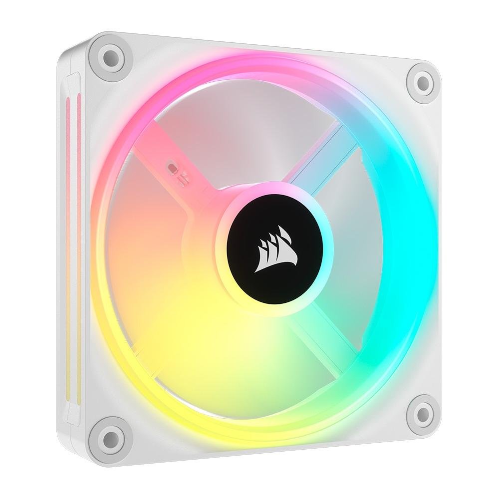 Ventoinha Corsair iCUE LINK QX120, 120mm, RGB, Branco -  CO-9051005-WW