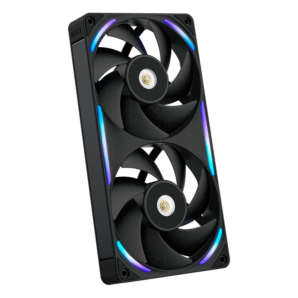 Ventoinha NZXT F240X Performance, 120mm, PWM, RGB, 2x Single-Frame, Preto - RF-U24PN-B1