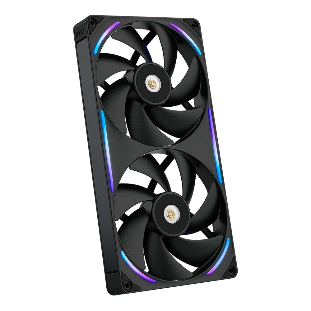 Ventoinha NZXT F280X Performance, 140mm, PWM, RGB, 2x Single-Frame, Preto - RF-U28PN-B1