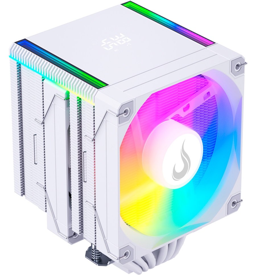 Air Cooler Gamer Rise Mode Temp 6 Pro White, ARGB, AMD e Intel, 120mm, Branco - RM-ACT6P-ARGB-W