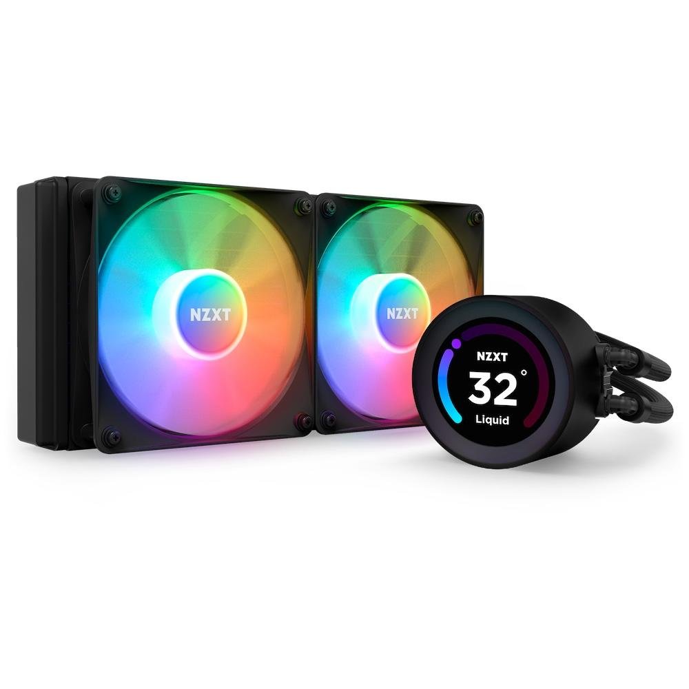 Water Cooler NZXT Kraken Elite 240 RGB, 240mm, AMD/Intel, Preto - RL-KR24E-B1