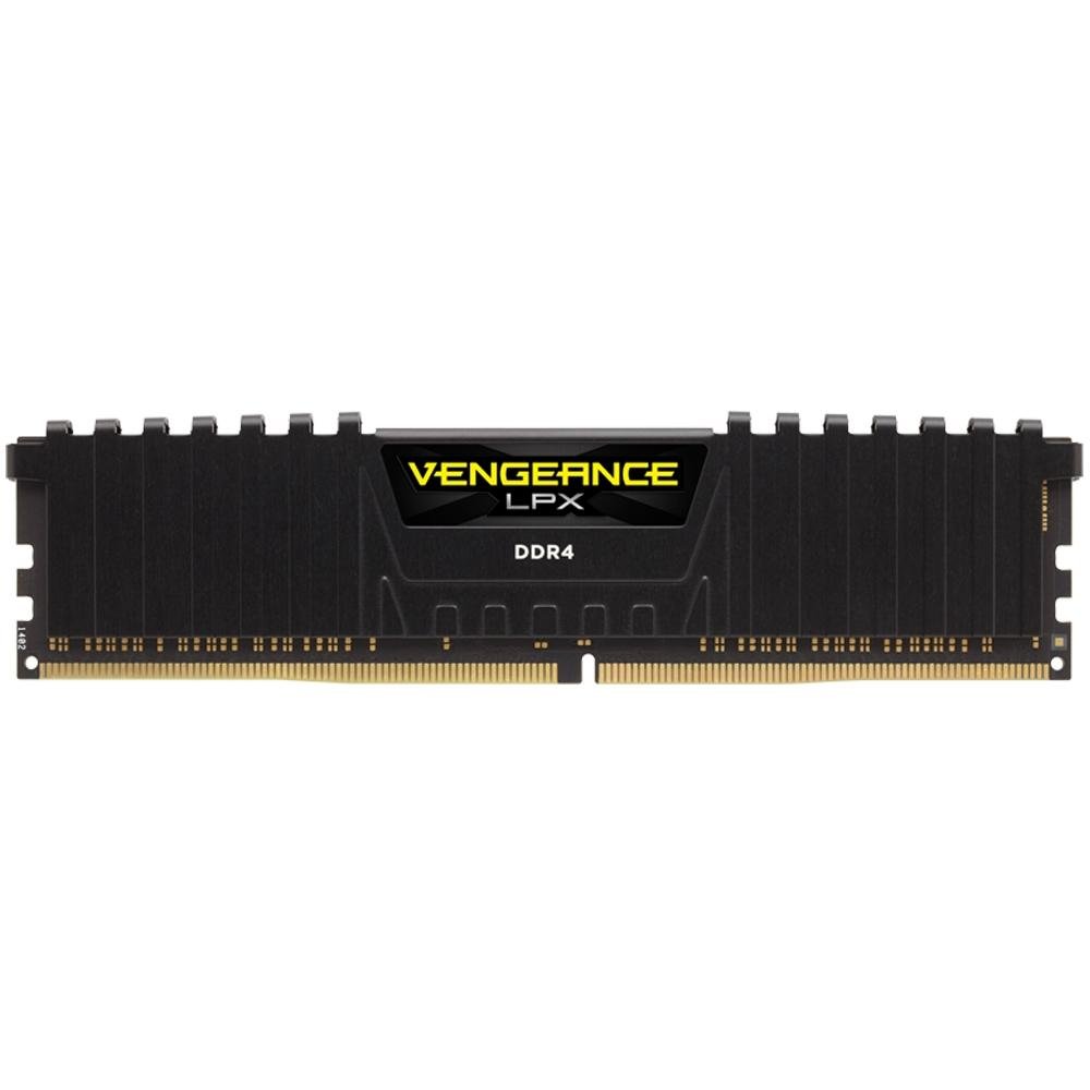 Memória RAM Corsair Vengeance LPX, 16GB, 2400MHz, DDR4, CL16, Preto - CMK16GX4M1A2400C16