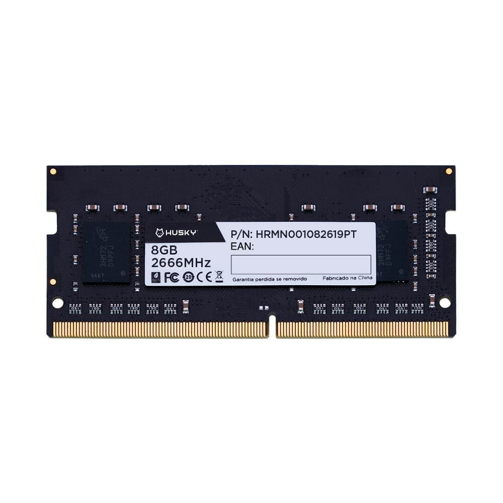 Memória RAM para Notebook Husky, 8GB, 2666MHz, DDR4, CL19 - HRMN001082619PT