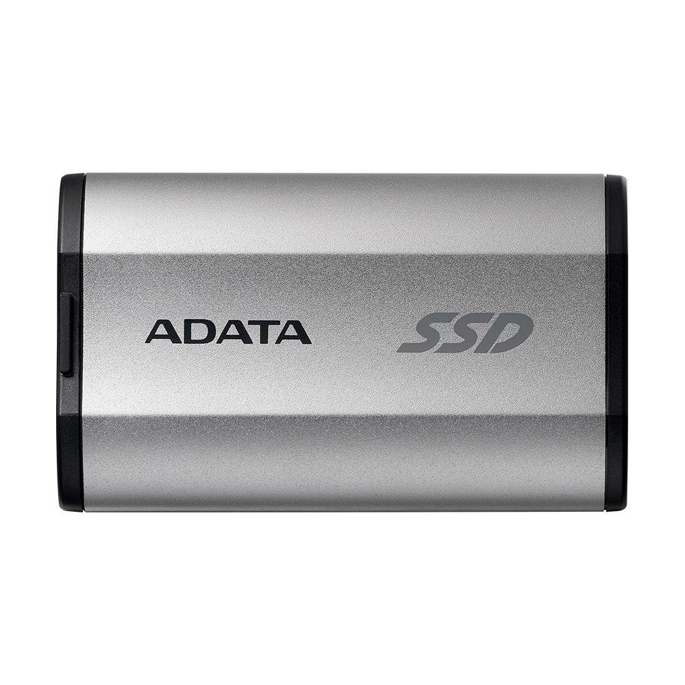 SSD ADATA SD810, 1TB, Portátil, USB 3.2 Gen 2x2, Leitura: 2000 MB/s, Gravação: 2000 MB/s, Prata - SD810-1000G-CSG