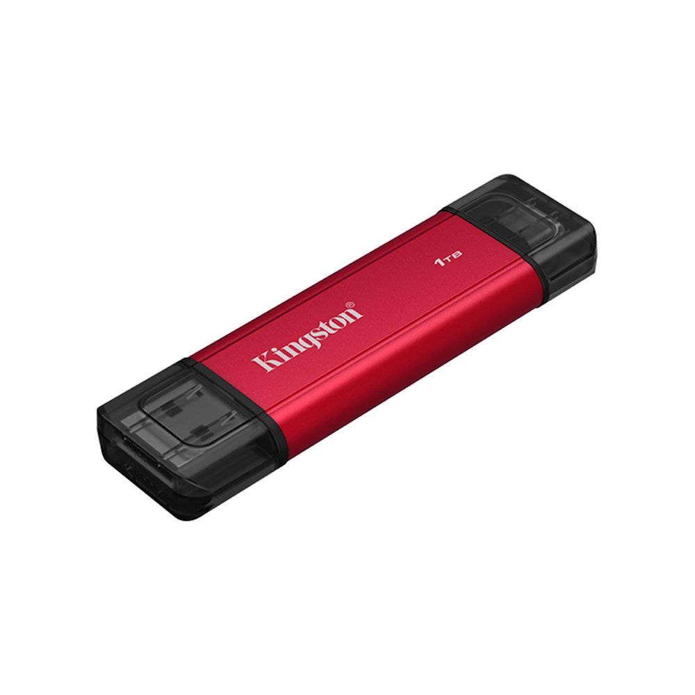 SSD Kingston Portátil, 1TB, Portátil, USB 3.2 Gen 2, Leitura: 1050 MB/s, Gravação: 950 MB/s - SPSD/1TB