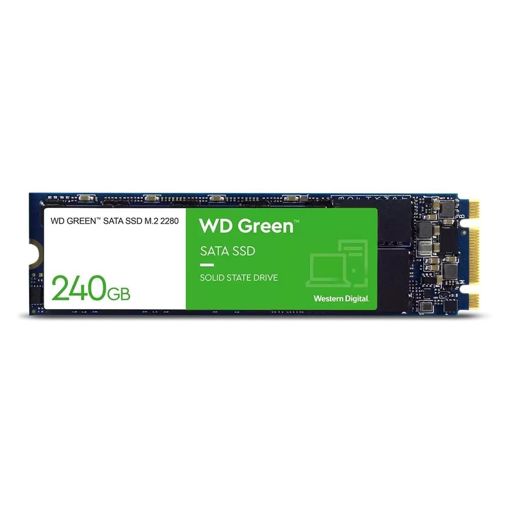 SSD SanDisk, 240GB, M.2 2280, SATA III, Leitura: 545 MB/s, Preto - WDS240G3G0B