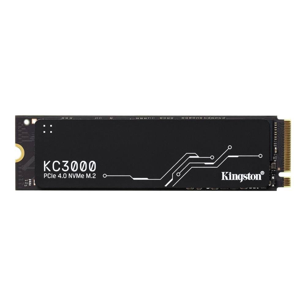 SSD Kingston KC3000, 4TB, M.2 2280, PCIe 4.0 x4, NVMe, Leitura: 7000 MB/s, Gravação: 7000 MB/s, Preto - SKC3000D/4096G