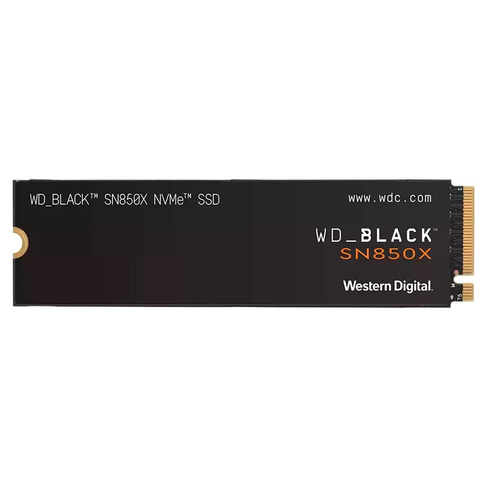 SSD SanDisk SN850X Gaming Storage, 4TB, M.2 2280, PCIe 4.0 x4, NVMe, Leitura: 7300 MB/s, Gravação: 6600 MB/s, Preto - WDS400T2X0E