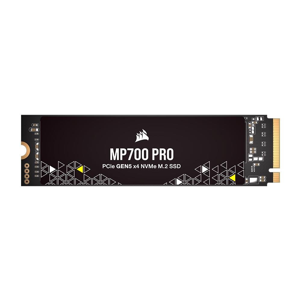 SSD Corsair MP700 Pro, 4TB, M.2 2280, PCIe 5.0 x4, NVMe, Leitura: 12400 MB/s, Gravação: 11800 MB/s, Preto - CSSD-F4000GBMP700PNH