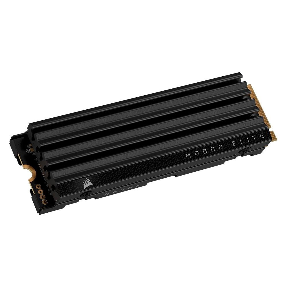 SSD Corsair MP600 Elite, 1TB, M.2 2280, PCIe 4.0 x4, NVMe, Leitura: 7000 MB/s, Gravação: 6200 MB/s, Preto - CSSD-F1000GBMP600EHS
