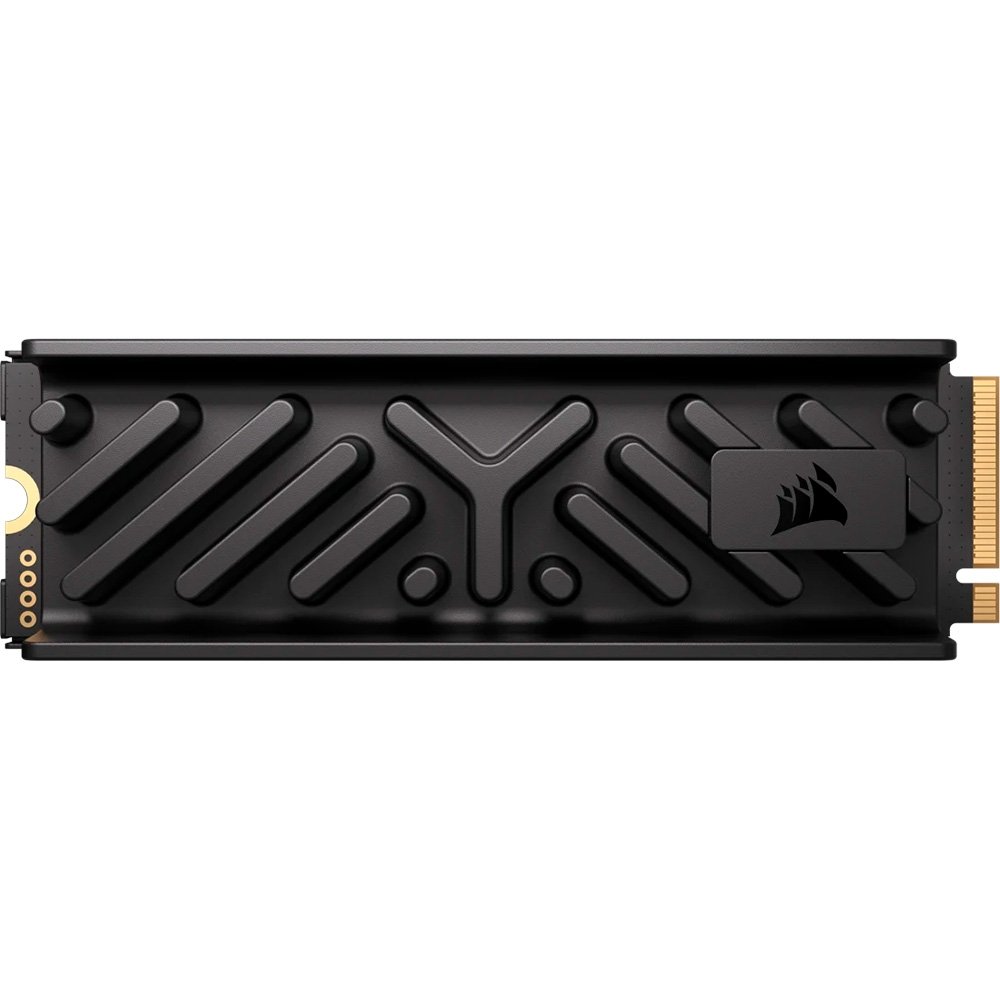 SSD Corsair MP700 ELITE Heatsink, 1TB, M.2 2280, PCIe 5.0 x4, NVMe, Leitura: 10000 MB/s, Gravação: 8500 MB/s, Preto - CSSD-F1000GBMP700EHS