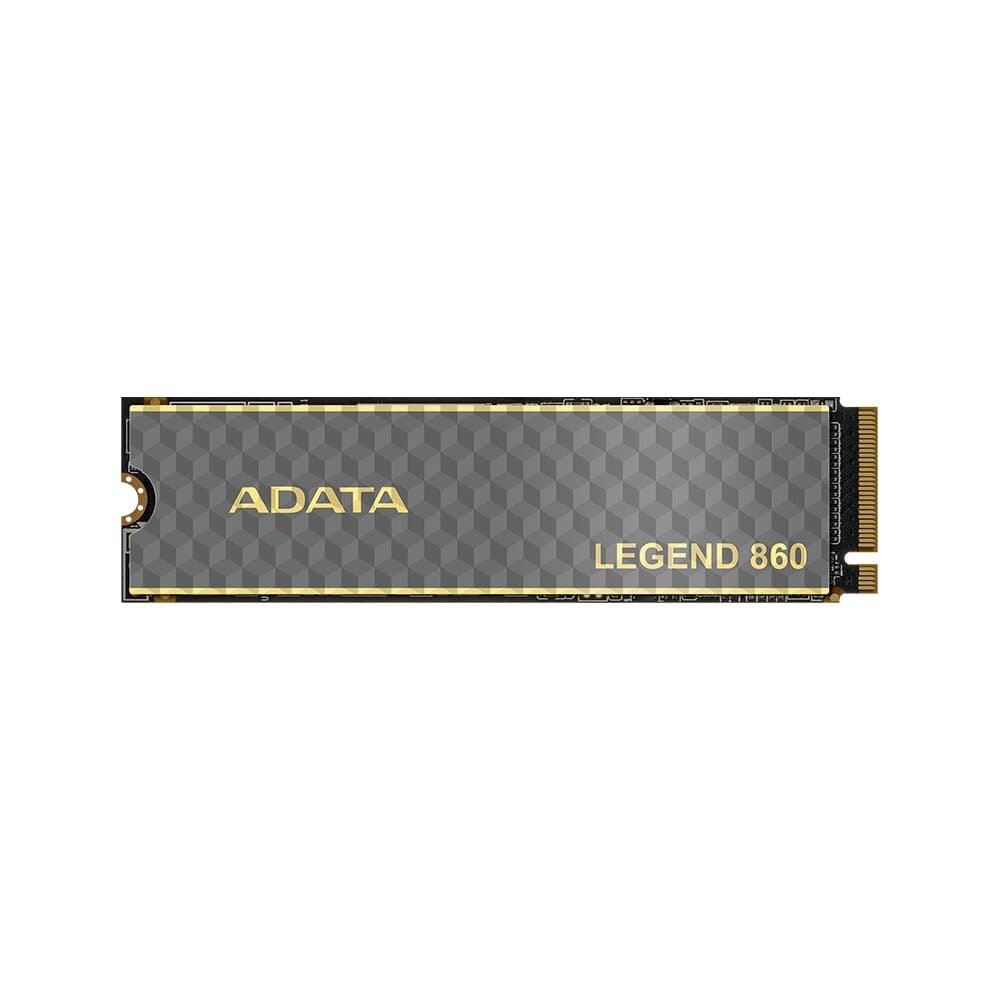 SSD Adata Legend 860, 500GB, M.2 2280, PCIe 4.0 x4, NVMe, Leitura: 6000 MB/s, Gravação: 5000 MB/s, Preto - SLEG-860-500GCS