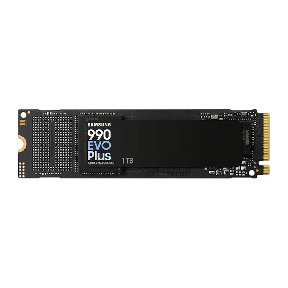 SSD Samsung 990 EVO Plus, 1TB, M.2 2280, PCIe 4.0 x4, NVMe, Leitura: 7150 MB/s, Gravação: 6300 MB/s, Preto - MZ-V9S1T0B/AM