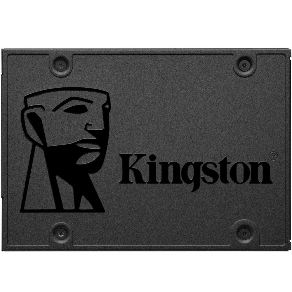 SSD Kingston A400, 960GB, 2.5", SATA III, Leitura: 500 MB/s, Gravação: 450 MB/s, Preto - SA400S37/960G