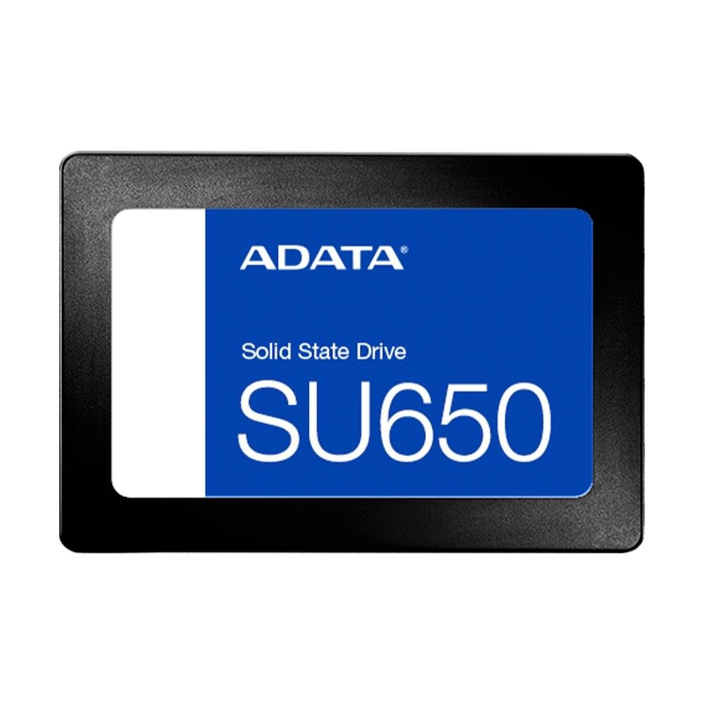 SSD Adata SU650, 960GB, 2.5", SATA III, Leitura: 520 MB/s, Gravação: 450 MB/s, Preto - ASU650SS-960GT-R