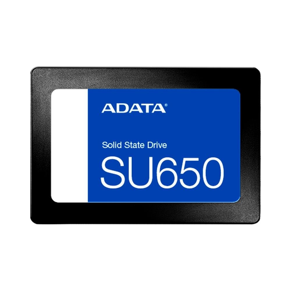 SSD Adata SU650, 2TB, 2.5", SATA III, Leitura: 540 MB/s, Gravação: 450 MB/s, Preto - ASU650SS-2TT-R
