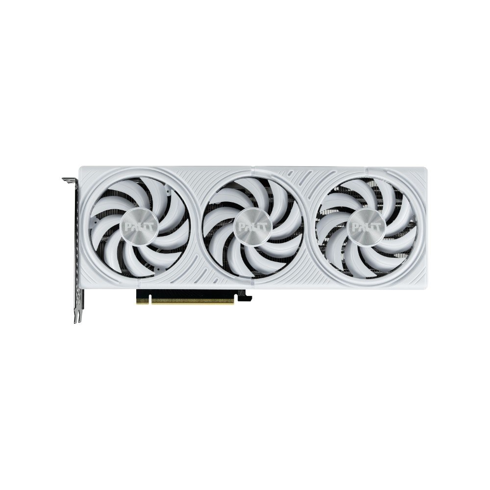 Placa de Video Palit GeForce RTX 5070 WHITE OC 12GB GDDR7 192bit 3-DP e HDMI - NE75070U19K9-GB2050W