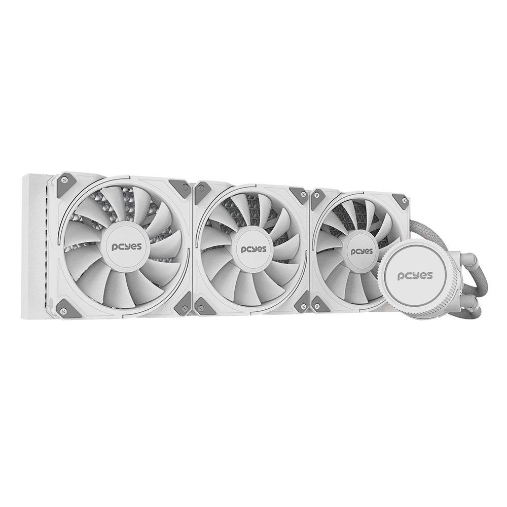 Water Cooler PCYes Sangue Frio 3, 360mm, AMD/Intel, Branco - WCSF3360WGBR