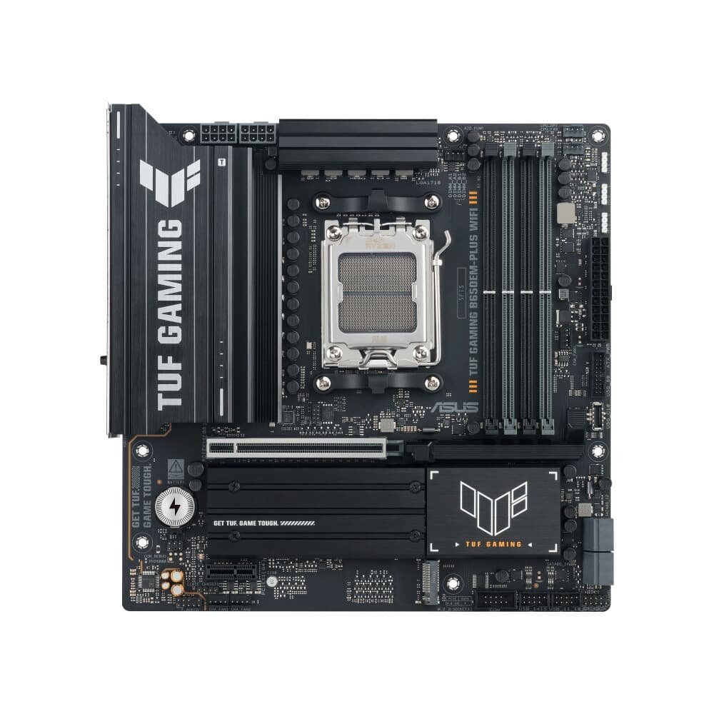 Placa Mãe ASUS TUF B650EM-Plus, AMD AM5 ,m-ATX, DDR5, Wifi 6E, Bluetooth, Preto - 90MB1LU0