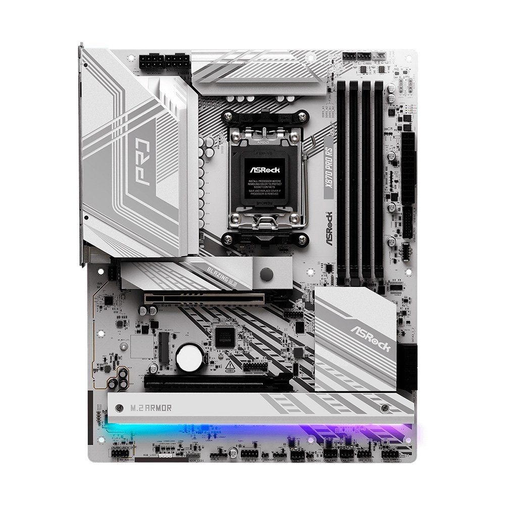 Placa-Mãe ASRock X870 Pro RS, Ryzen AM5 X870, ATX, DDR5 - 90-MXBPZ0-A0UAYZ