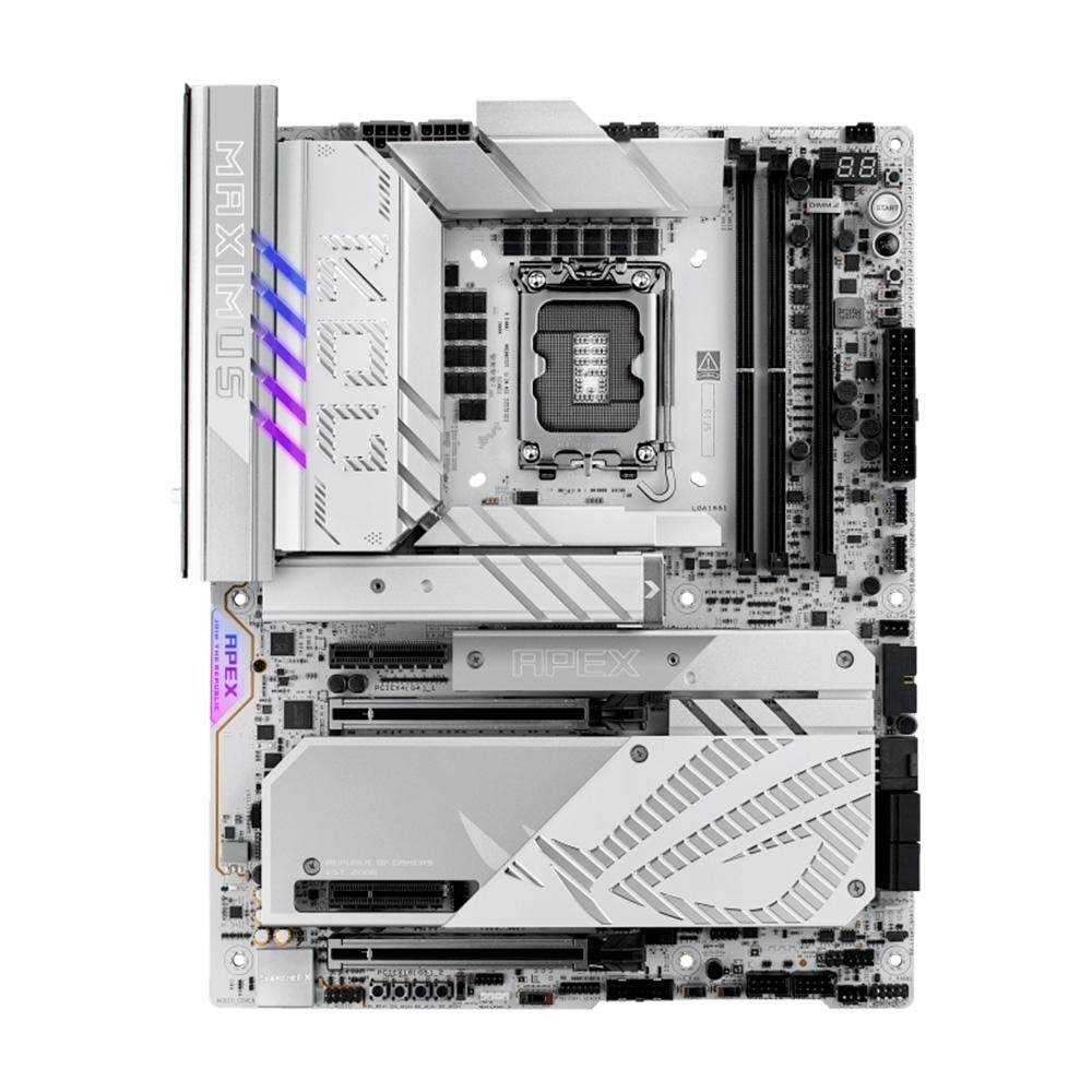 Placa-Mãe ASUS ROG Maximus Z890 Apex, Intel, ATX, Z890, DDR5, WiFi, Branco - 90MB1IP0-M0EAY0