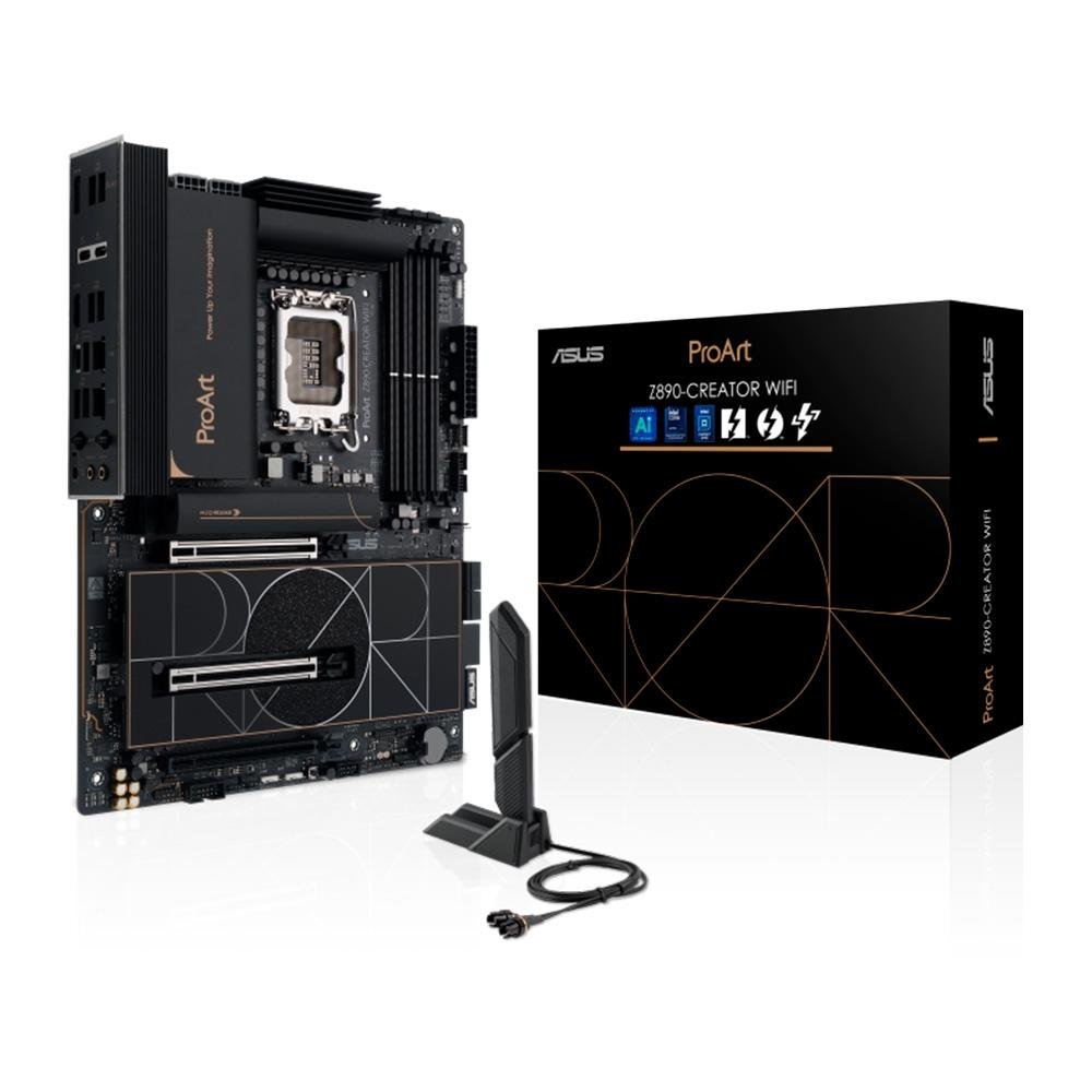 Placa Mãe ASUS Proart Z890-CREATOR WIFI, Intel, ATX, Z890, DDR5 - 90MB1JD0-M0EAY0