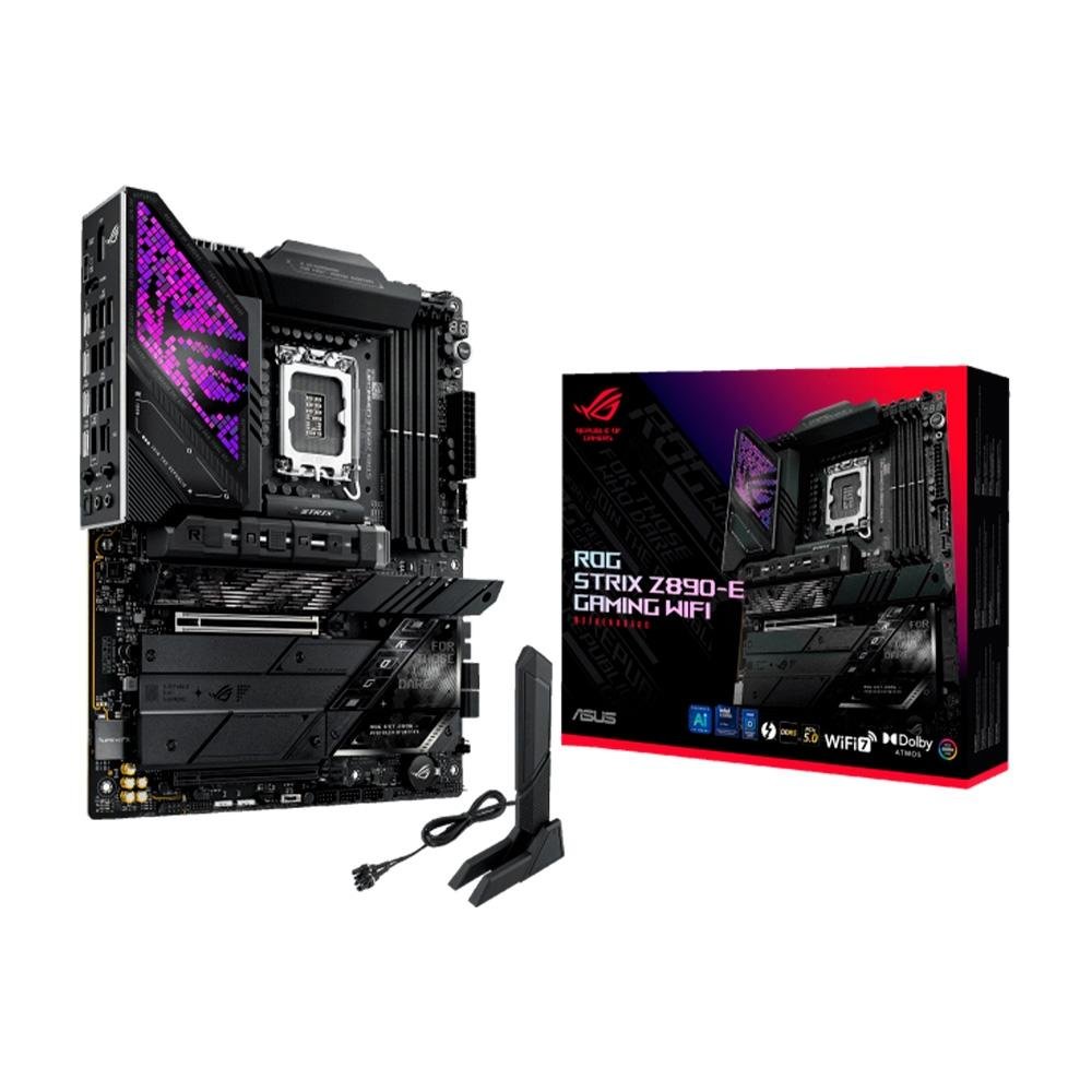 Placa-Mãe ASUS ROG Strix Z890-E Gaming, Intel, ATX, DDR5, WiFi, Preto - 90MB1IM0-M0EAY0