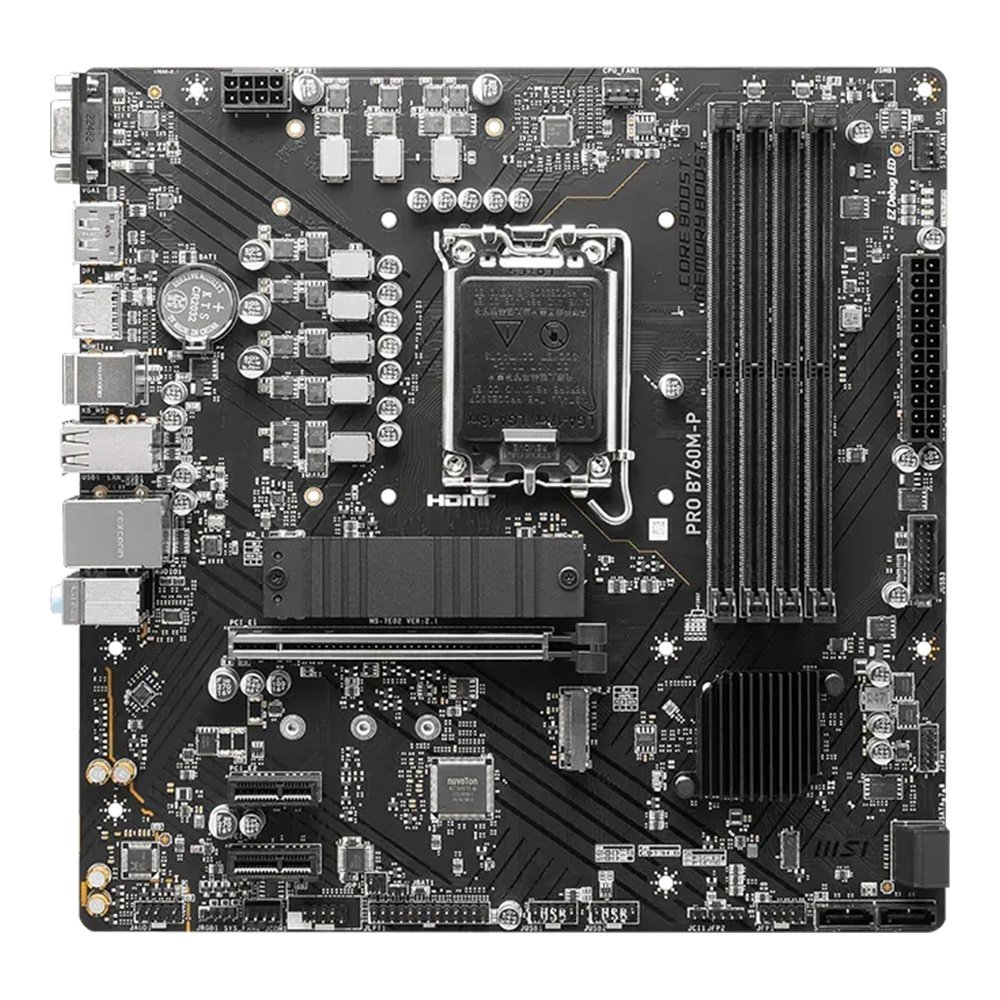 Placa-Mãe MSI PRO B760M-P, Intel, LGA 1700, Micro-ATX, DDR5 - PROB760P