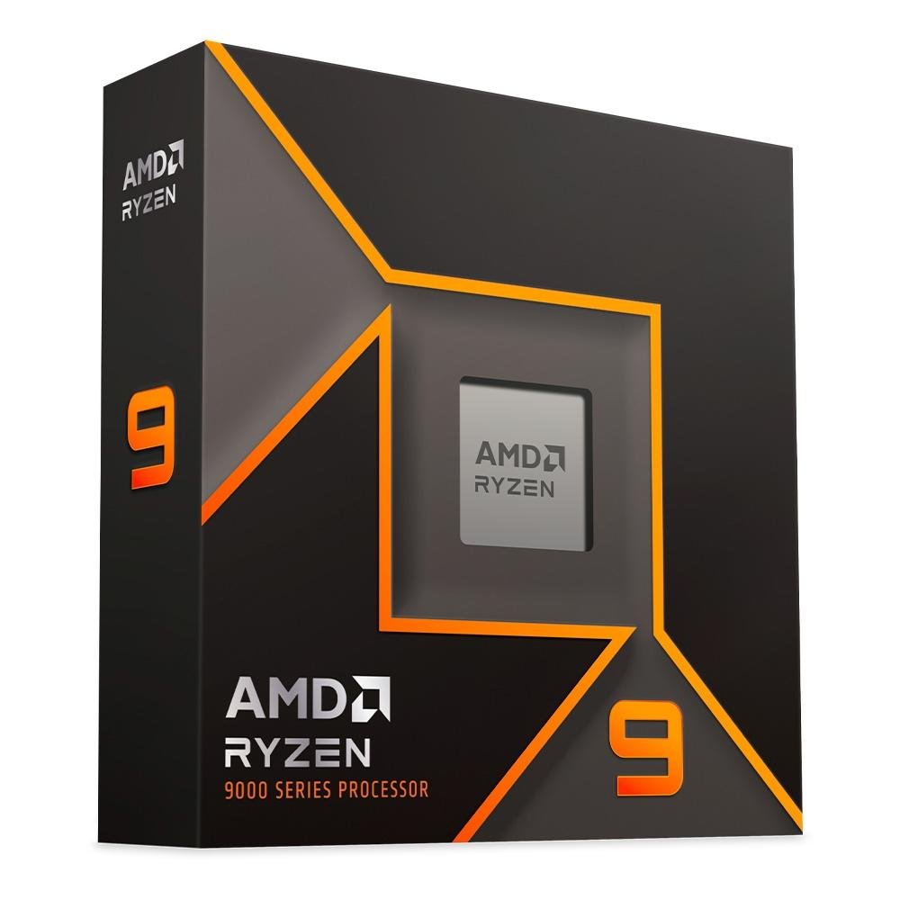 Processador AMD Ryzen 9 9900X, 4.4 GHz (5.6 GHz Max Turbo), Cache 64MB, 12 Núcleos, 24 Threads, AM5, Sem Vídeo Integrado - 100-100000662WOF