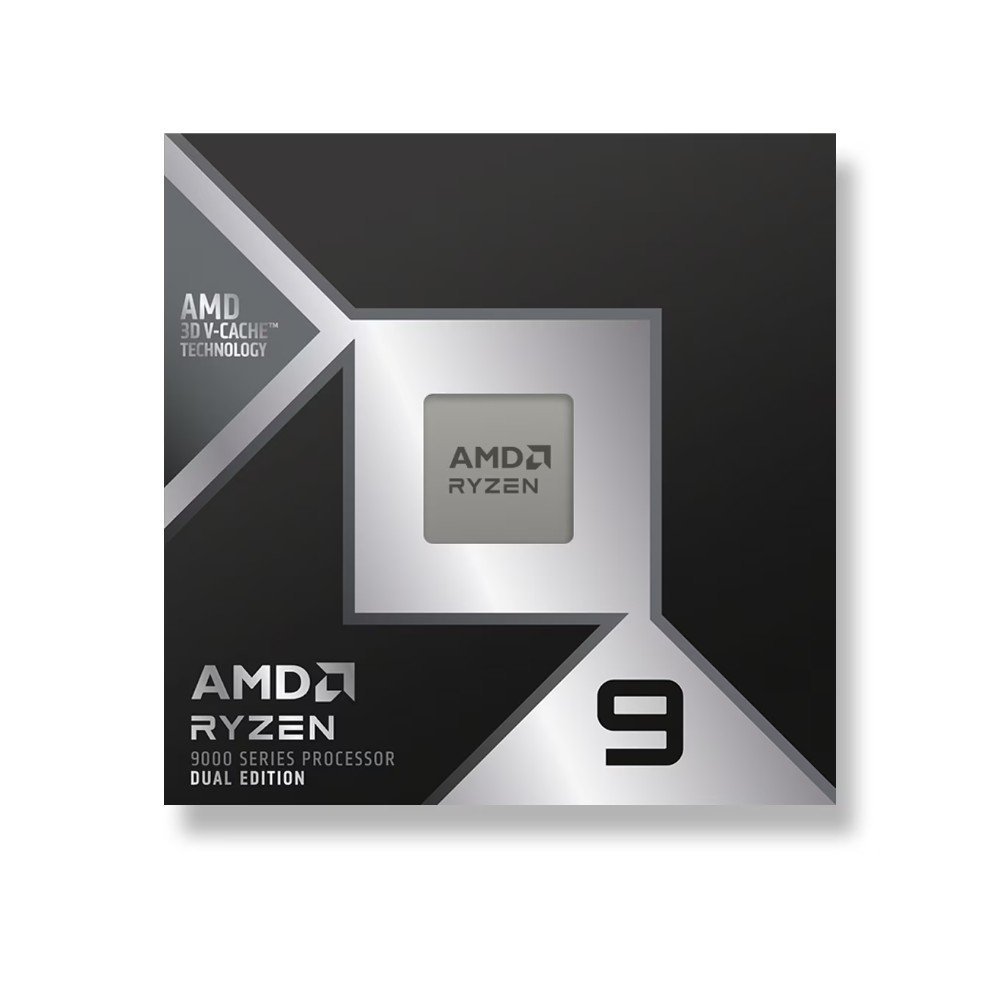 Processador AMD Ryzen 9 9950X3D2, 4.3GHz (5.7GHz Max Turbo), Cache 144MB, 16 Núcleos, 32 Threads, AM5, Com Vídeo Integrado - 100-100001978WOF