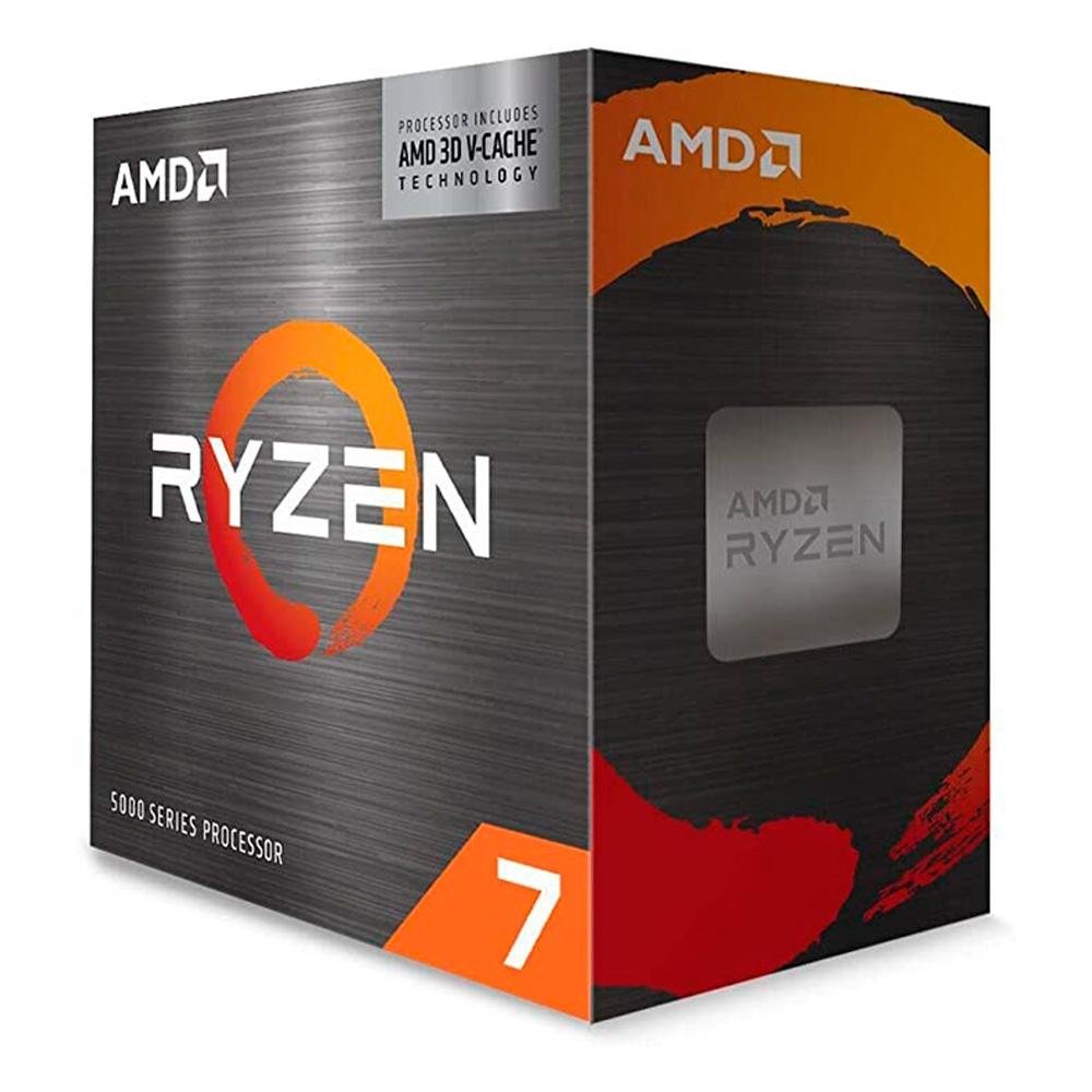 Processador AMD Ryzen 7 5700X3D, 3.0 GHz (4.1GHz Max Turbo), Cache 4MB, 8 Núcleos, 16 Threads, AM4, Sem Vídeo Integrado - 100-100001503WOF