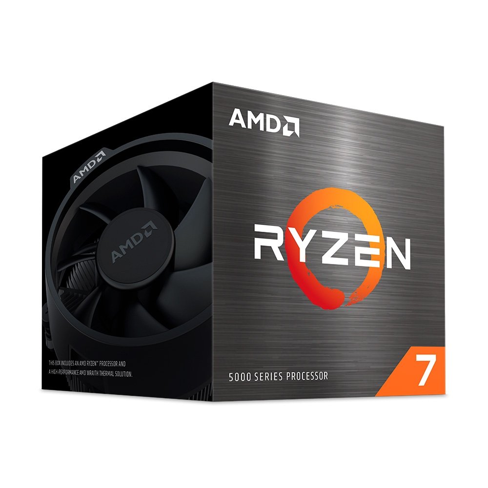 Processador AMD Ryzen 7 5700, 3.7 GHz (4.6GHz Max Turbo), Cache 20MB, 8 Núcleos, 16 Threads, AM4, Sem Vídeo Integrado - 100-100000743SBX
