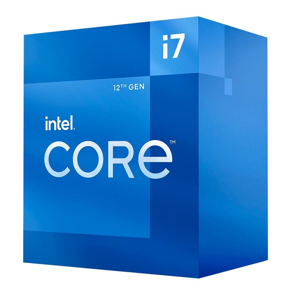 Processador Intel Core i7-12700, 2.1GHz (4.9GHz Max Turbo), Cache 25MB, 12 Núcleos, 20 Threads, LGA 1700, Com Vídeo Integrado - BX8071512700