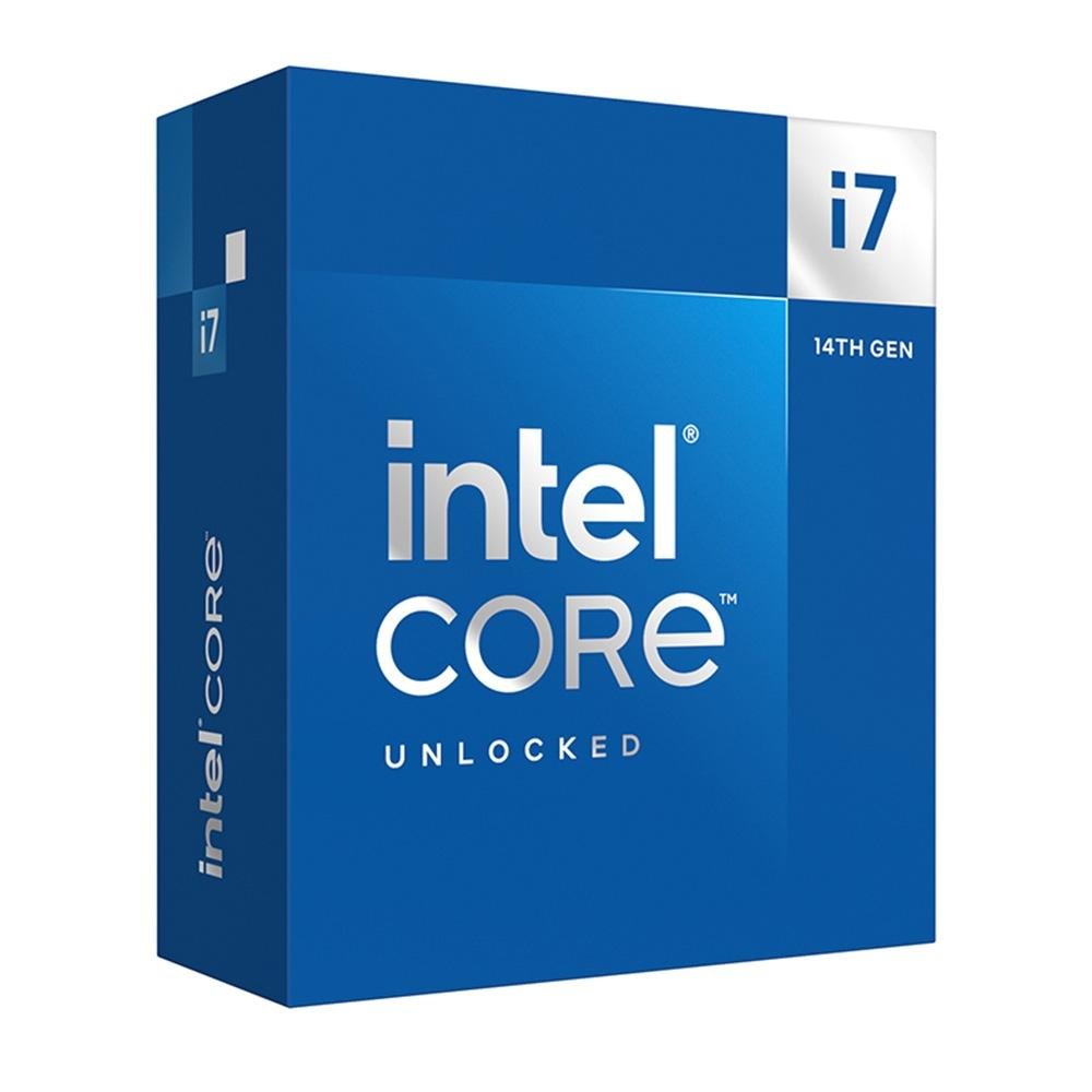 Processador Intel Core i7-14700K, 3.4GHz (5.6 GHz Max Turbo), Cache 33MB, 20 Núcleos, 28 Threads, LGA 1700, Com Vídeo Integrado - BX8071514700K