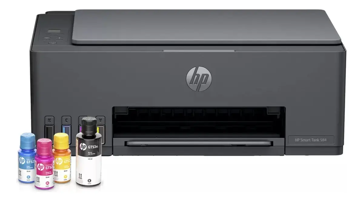 Impressora Multifuncional HP Smart Tank 584 - Preta